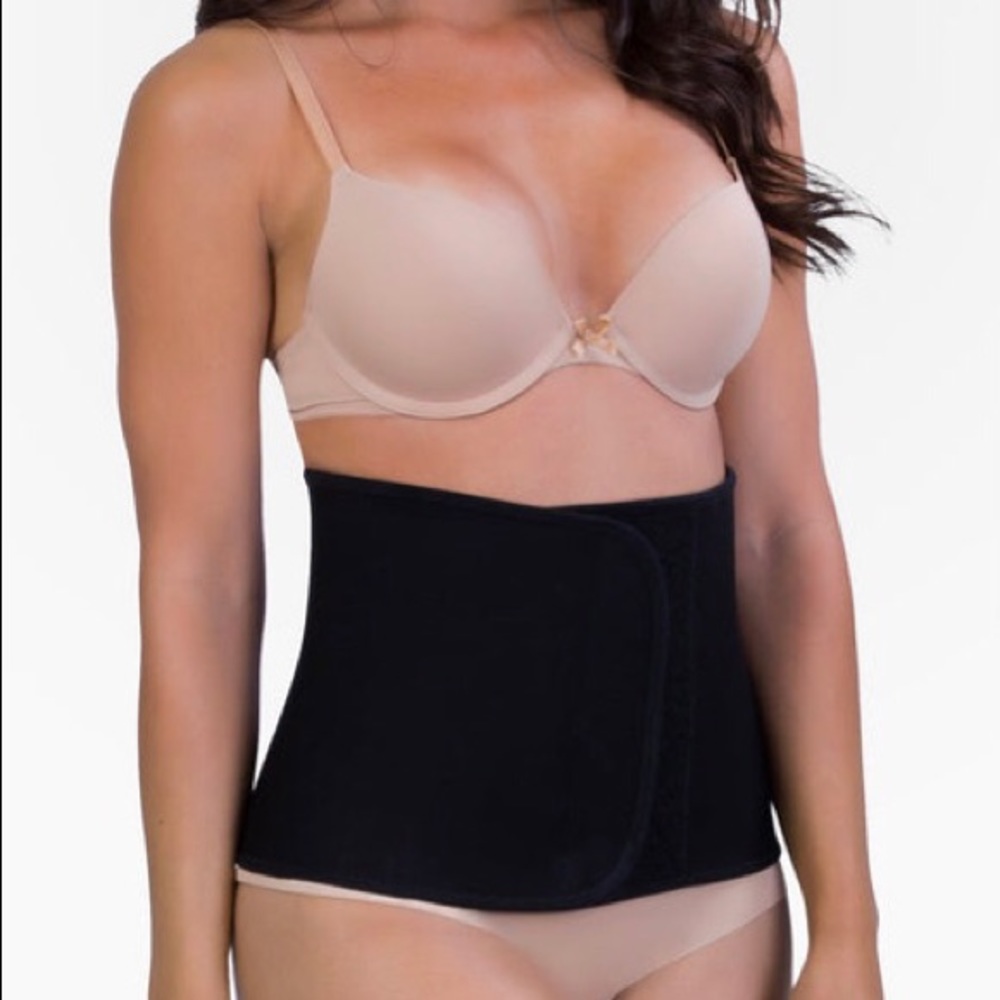 Belly Bandit Viacose from BambooBelly Wrap (Black - Small) with Wrap Extender